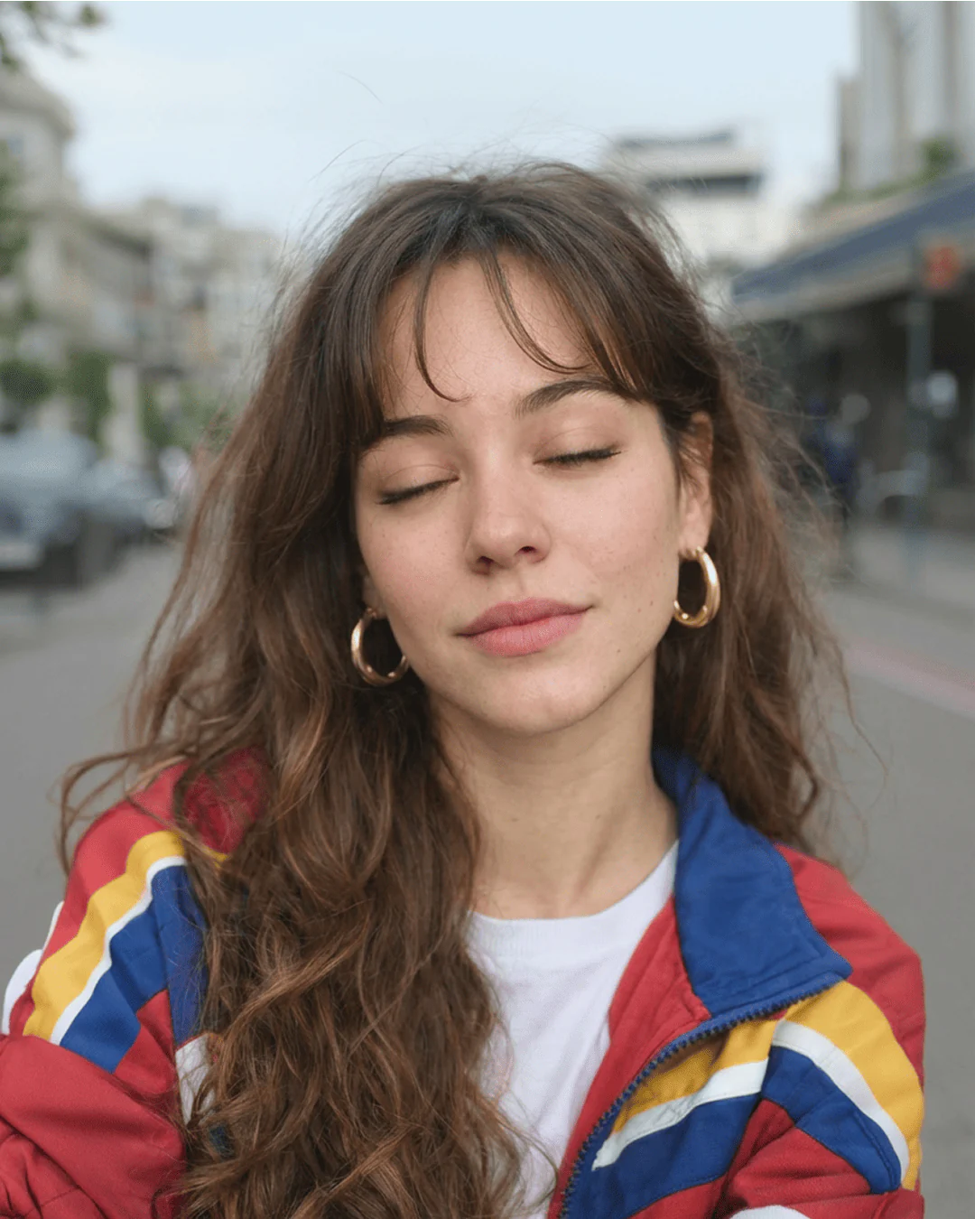 Before retouching portrait